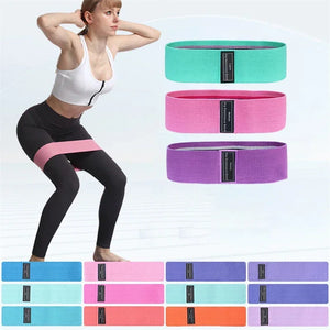 Fabric Resistance Loop Bands — Glute & Hip Activation Set